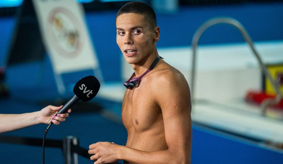 David Popovici, campion mondial la înot, la doar 17 ani | Prima medalie de aur pentru înotul masculin românesc