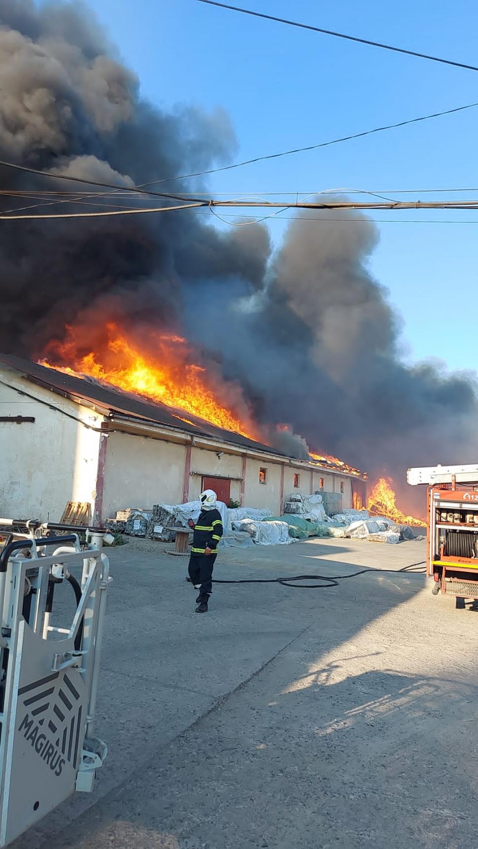 Incendiu major în Buzău! S-a transmis mesaj RO-Alert | Prefectul județului: "Sunt în contact cu Raed Arafat. Am cerut resurse suplimentare" 774786