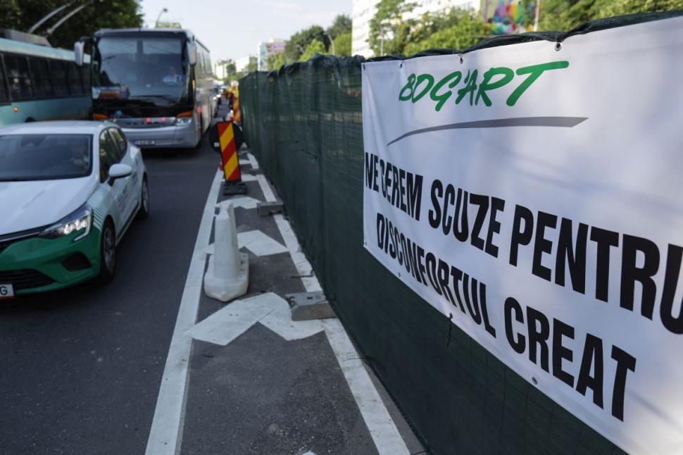 Trafic de coșmar în București, în zona Unirii, după închiderea pasajului 774669