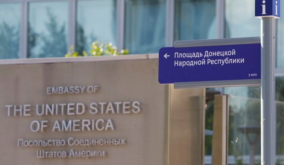 Moscova mută Ambasada SUA în Piața Republicii separatiste Donețk