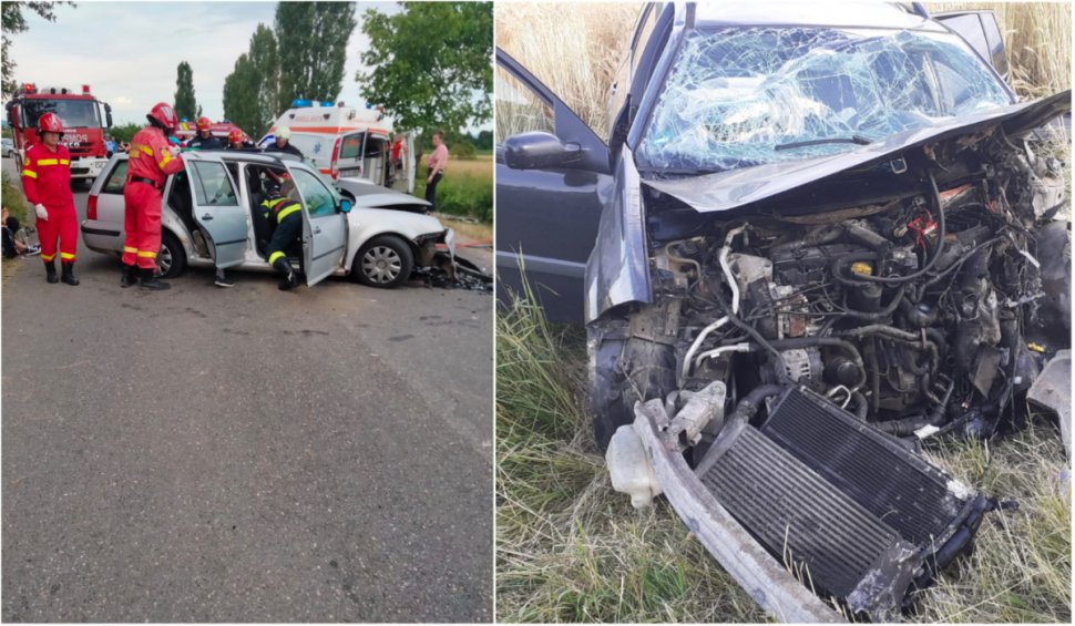 Planul roșu de intervenție, activat în județul Hunedoara! Şapte oameni au fost grav răniţi într-un accident rutier 