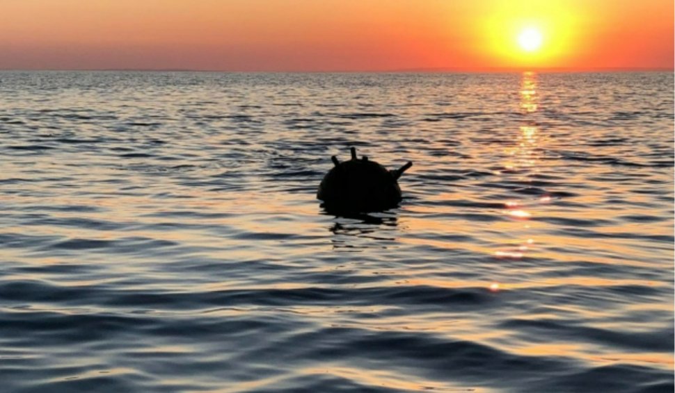 Mină maritimă, găsită în Marea Neagră, în apropierea coastei Bulgariei