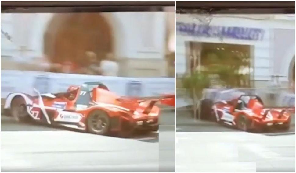 Mihai Leu, implicat într-un accident la Raliul Mureșului: Pilotul a intrat cu mașina într-un gard | 2 copii, răniți 776894