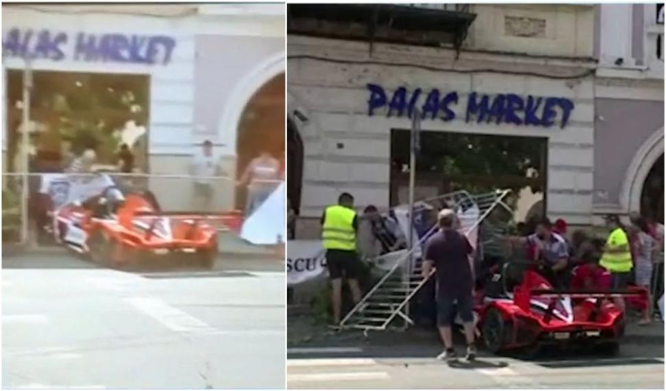 Mihai Leu, implicat într-un accident la Raliul Mureșului: Pilotul a intrat cu mașina într-un gard | 2 copii, răniți 776897