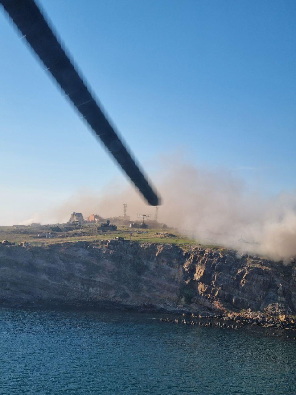 Ce s-a întâmplat pe Insula Șerpilor după ce trupele ruse au fost alungate | Imaginile publicate de un fost colonel rus 777068