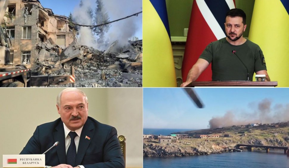 Război în Ucraina, ziua 131 | Zelenski vrea 750 de miliarde de dolari pentru reconstrucţie: "Este o sarcină comună" a ţărilor democratice