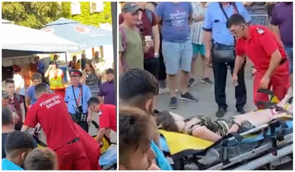 Revoltă la gara din Constanţa după ce o copilă a leşinat din cauza căldurii din vagoane. Martor: "Ambulanţa a luat-o cu convulsii pe targă. Este critic ce se întâmplă" 777214