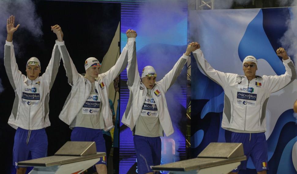 Aur pentru România la ștafetă, la Campionatele Europene de înot pentru Juniori 777375