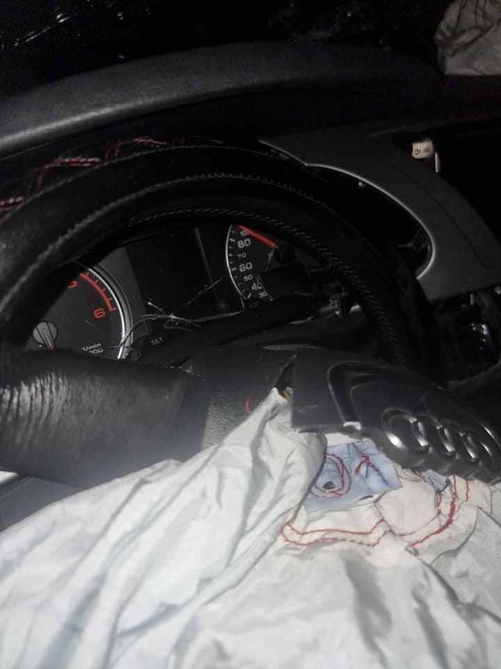 Un angajat al MAI a intrat cu un Audi, cu peste 100 de km/h, într-un microbuz | Accident la Slatina-Timiş în Caraş-Severin 777422