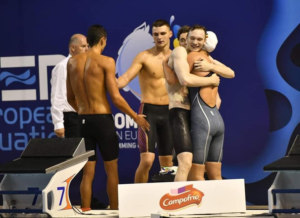 Argint pentru România în proba de 4x100 metri liber, în ștafeta mixtă condusă de David Popovici 777624