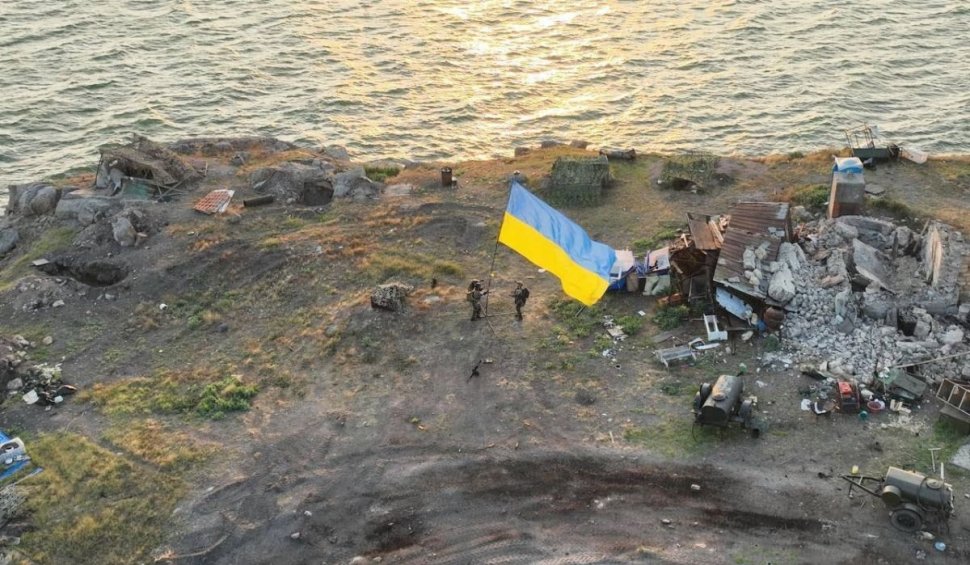 Moscova susţine că i-a ucis pe militarii care au arborat drapelul Ucrainei pe Insula Șerpilor