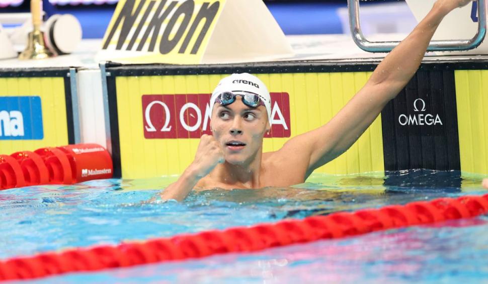 David Popovici, campion european la 50 de metri liber. Este a patra medalie de aur câștigată 777998