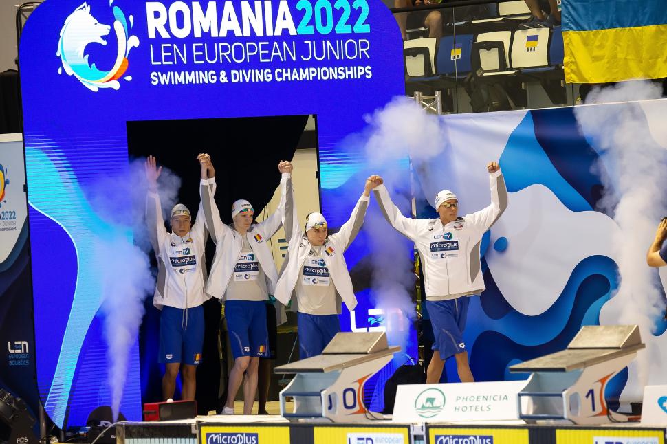 David Popovici, campion european la 50 de metri liber. Este a patra medalie de aur câștigată 778003