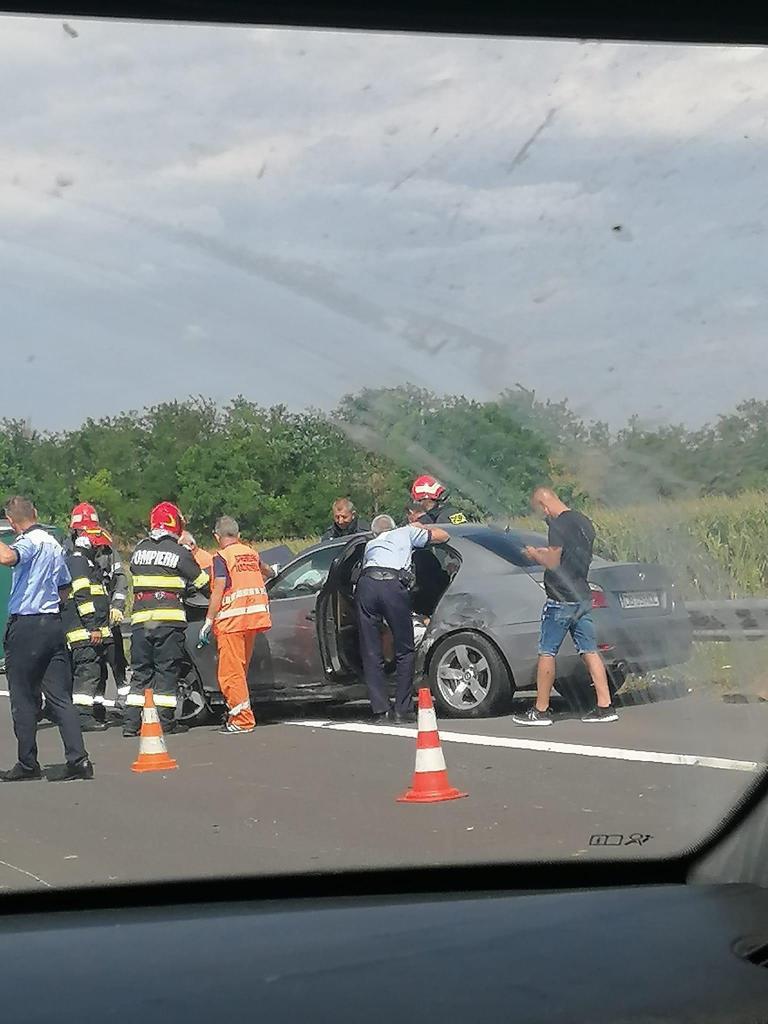 Accident pe Autostrada Soarelui, pe sensul către Bucureşti | Traficul a fost restricţionat pe banda de urgenţă 778171