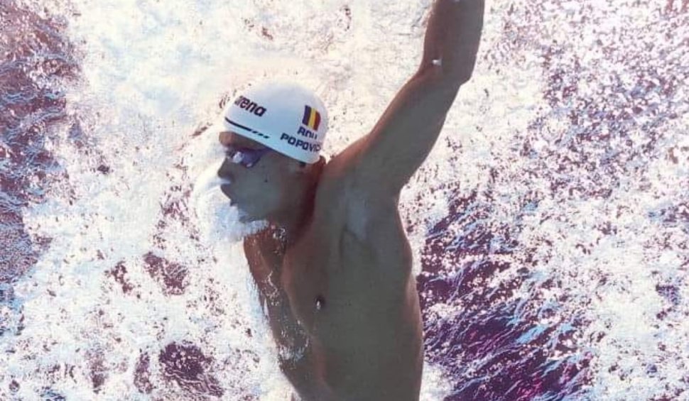 Medalie de aur pentru David Popovici în finala de la 100 de metri liber, la Campionatul European de înot pentru juniori
