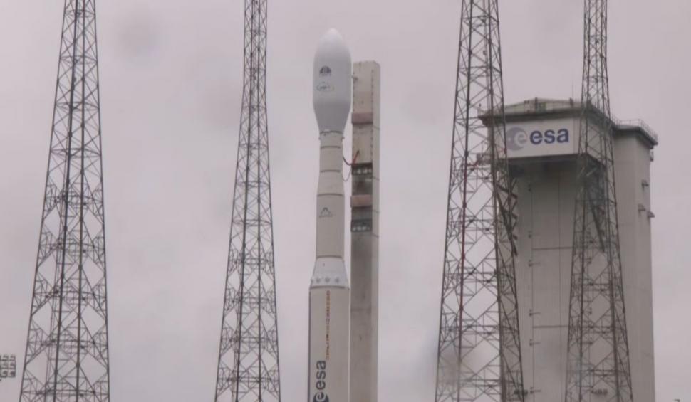 Emoții la lansarea rachetei Vega-C, construită cu ajutorul României. Numărătoarea inversă a fost oprită de mai multe ori 778949