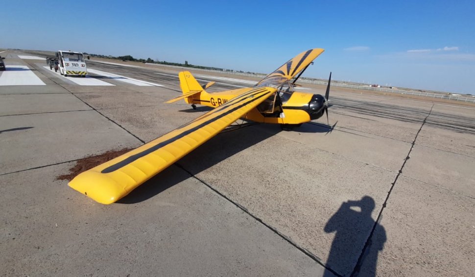 Aterizare forțată a unui avion, pe Aeroportul Mihail Kogălniceanu din Constanța, după o defecțiune tehnică
