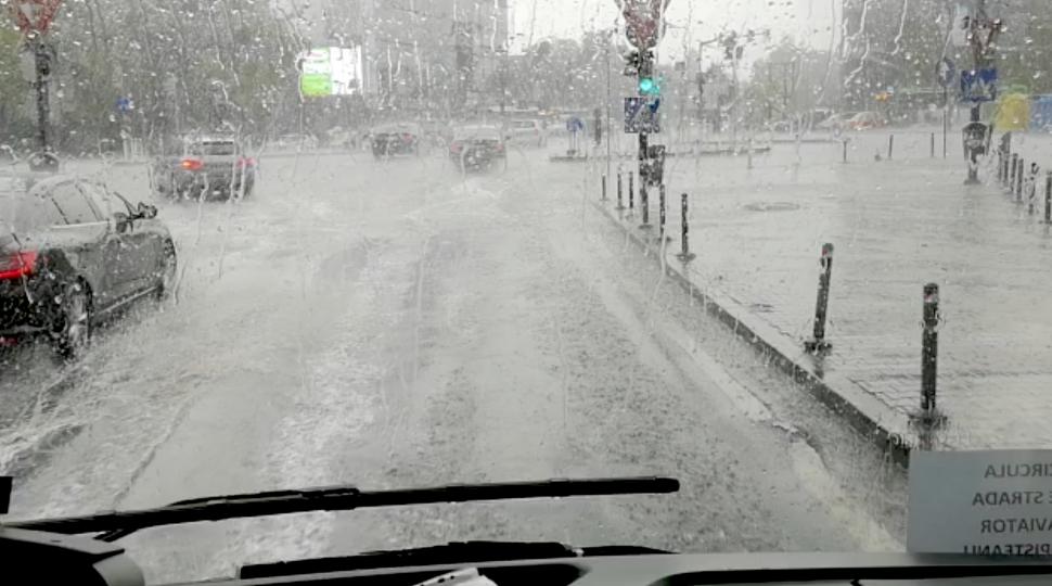 Vijelia a făcut prăpăd în București și Ilfov. Copaci rupți și stâlpi puși la pământ 779553