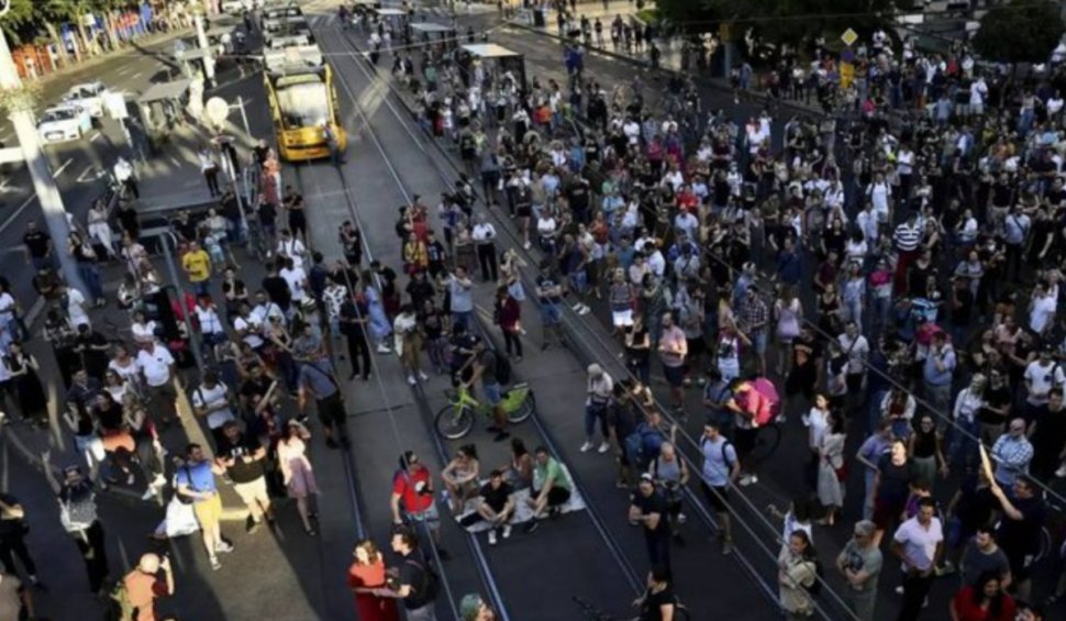 A cincea zi de proteste la Budapesta împotriva reformelor lui Viktor Orban