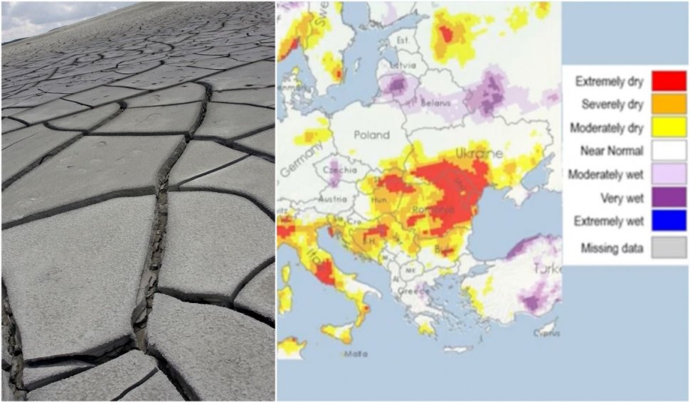 Peste jumătate din Europa, sub avertizare de secetă. România, pe harta dezastrului