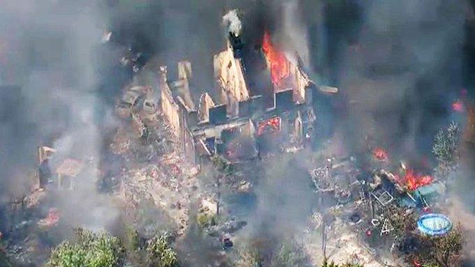 Londra în flăcări! Zece incendii au fost semnalat în capitala britanică | Mai multe case și o biserică, mistuite de foc în estul orașului 779981