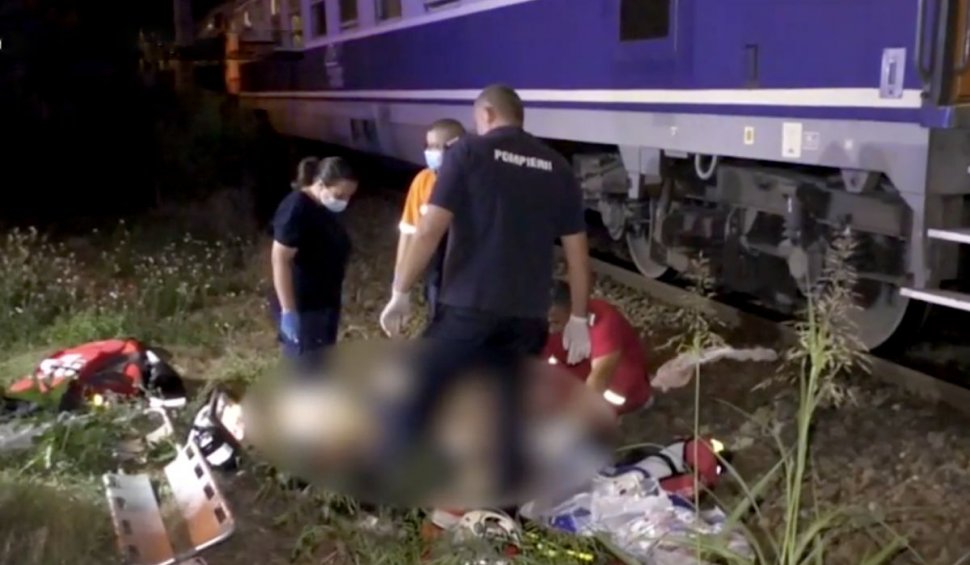 Un bărbat s-a aruncat în fața trenului plin cu călători, la Drobeta Turnu Severin