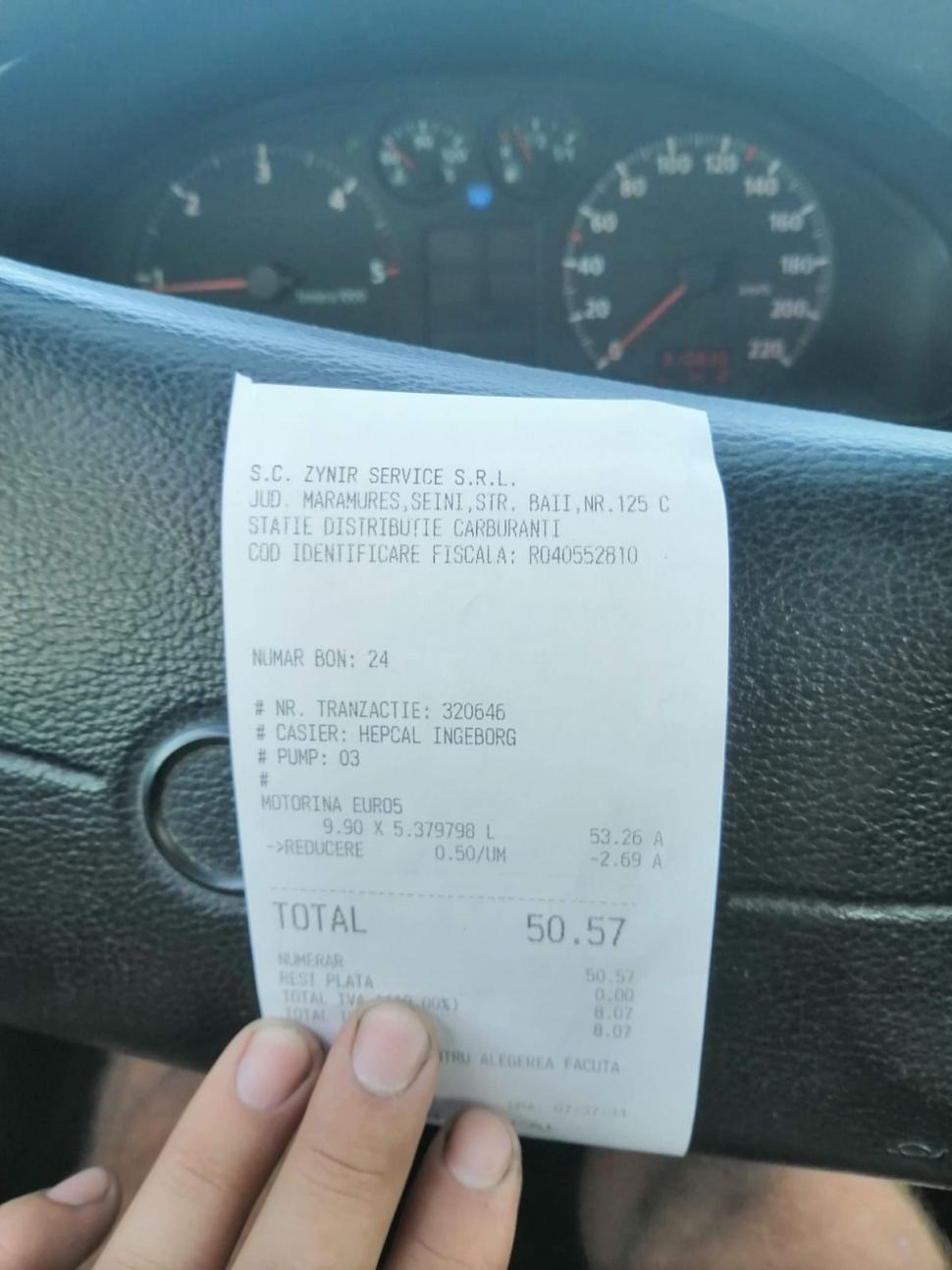 10 lei - cea mai scumpă motorină, în ziua în care benzina s-a ieftinit 780571