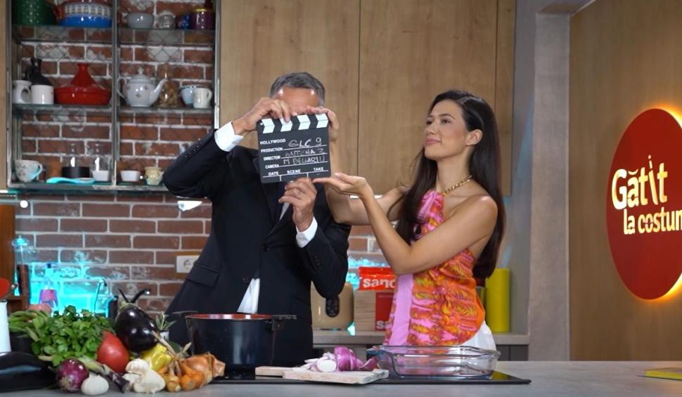 Frumuseţe, rafinament şi gust în ediţia 12 "Gătit la costum", sezonul 2. Ştefan Lungu a gătit alături de Mădălina Bellariu 780301