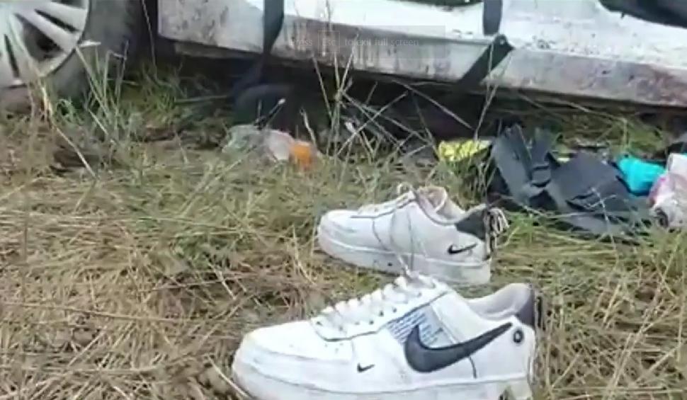 Imagini de la locul accidentului din Teleorman | O întreagă familie a pierit după ce s-a izbit frontal de un TIR 781213