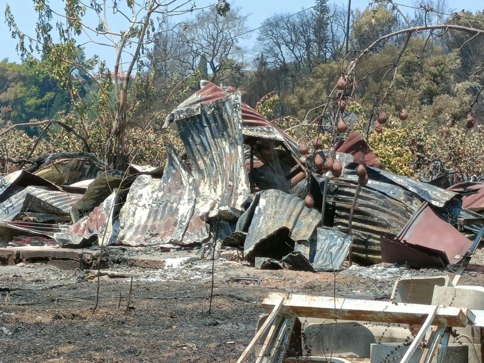 Grecii le mulţumesc în lacrimi pompierilor români: "Vă mulţumim tuturor pentru ajutor, suntem ca fraţii" | Imaginile dezastrului din Gryllos 781465