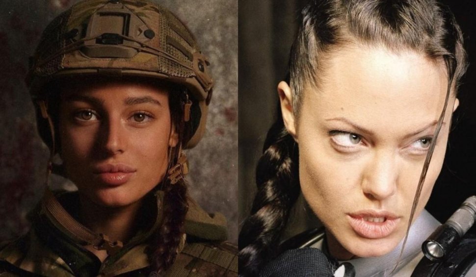 Cum arată Lara Croft a armatei ucrainene | Lunetista de 23 de ani a devenit celebră pe internet
