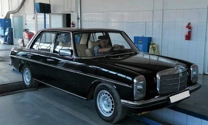 Mercedes "bot de cal", restaurat complet, adus la RAR. Inspectorii au publicat fotografii cu mașina retro 781418