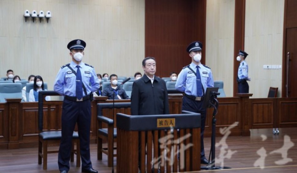 Fostul ministru chinez al justiției a recunoscut că a luat mită de peste 17 milioane de euro