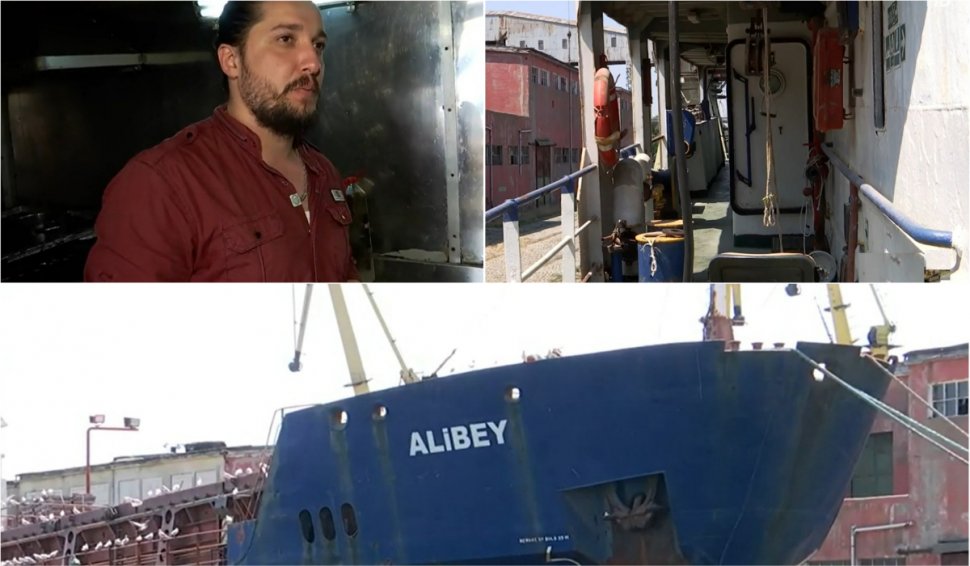 Patru marinari sirieni, blocaţi de doi ani la bordul unei nave din portul Constanţa. "Practic este o puşcărie plutitoare"