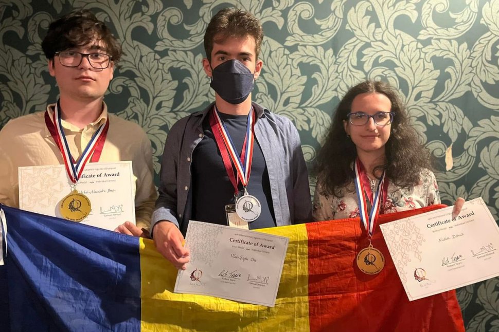 Aur, Argint și Bronz pentru România la Olimpiada Internațională de Lingvistică 2022