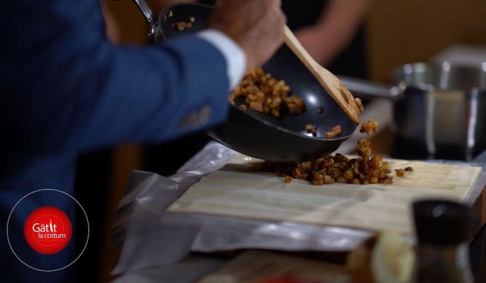 Ștefan Lungu a gătit alături de Crina Pintea, în ediția 13 "Gătit la costum", sezonul 2: "Se simte la un sportiv când nu mănâncă sănătos" 781688