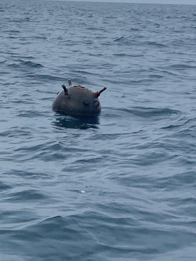 Mină marină descoperită în Marea Neagră, la Eforie! Misiune contracronometru a scafandrilor români 782421