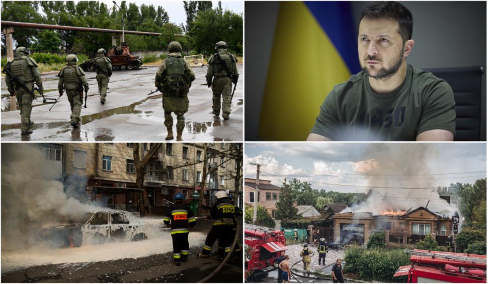 Război în Ucraina, ziua 158 | Volodimir Zelenski a ordonat evacuarea obligatorie a populaţiei din estul regiunii Doneţk