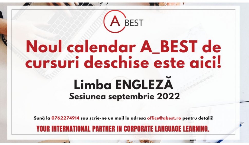 Echipa Centrului de Limbi Străine A_BEST te provoacă: începe studiul limbii engleze sau germane, imediat după vacanța de vară