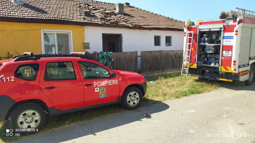Explozie puternică la o casă din localitatea Călan, judeţul Hunedoara