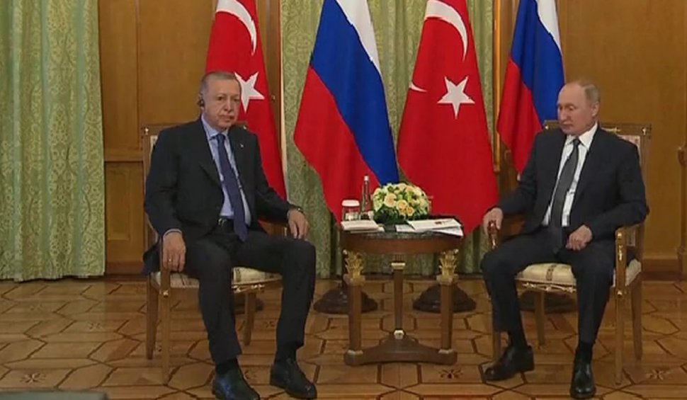 Putin i-a mulțumit lui Erdogan la Soci: "Problema a fost rezolvată!"