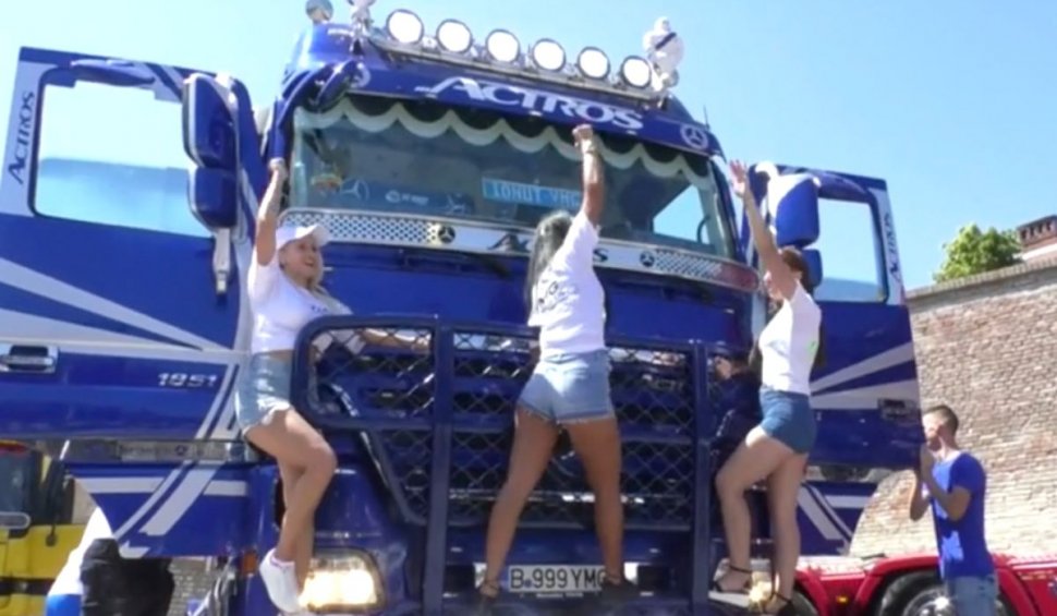 Titanii şoselelor s-au adunat la Festivalul Truck Tuning Art, în Alba Iulia