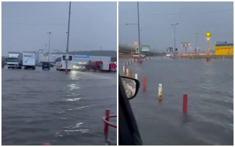 Rupere de nori în Cluj! Centrul oraşului a fost inundat: "În orașul nostru de cinci stele, apa-i până la genunchi pe o arteră principală!" 784111