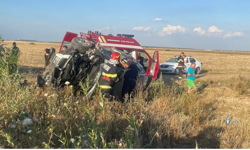 Patru victime, printre care doi copii, după un accident cumplit în Dâmbovița 784749