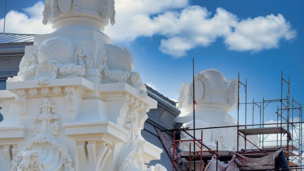 Noua înfățișare a Cazinoului din Constanța, după renovare. Turnurile au fost dezvelite 784714