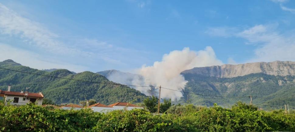 Alertă în Thassos! Pădurile s-au reaprins şi au fost cuprinse de flăcări uriaşe 784838