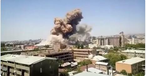 Explozie uriaşă într-o piaţă din Erevan, Armenia. O persoană a murit, iar câteva zeci sunt rănite 785002
