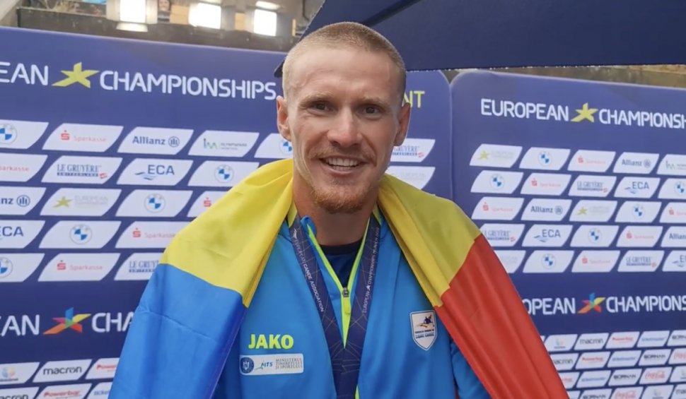 Încă o medalie de aur pentru România! Cătălin Chirilă, campion european la canoe simplu, la Munchen