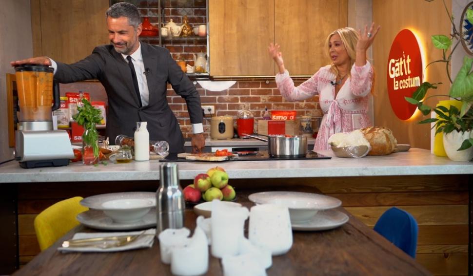 Sâmbătă cu mireasmă de roşii, brânză de capră şi busuioc proaspăt. Dana Săvuică, invitat special în ediţia 16 "Gătit la costum", sezonul 2: "Copilăria mi-am petrecut-o în Asia" 785257