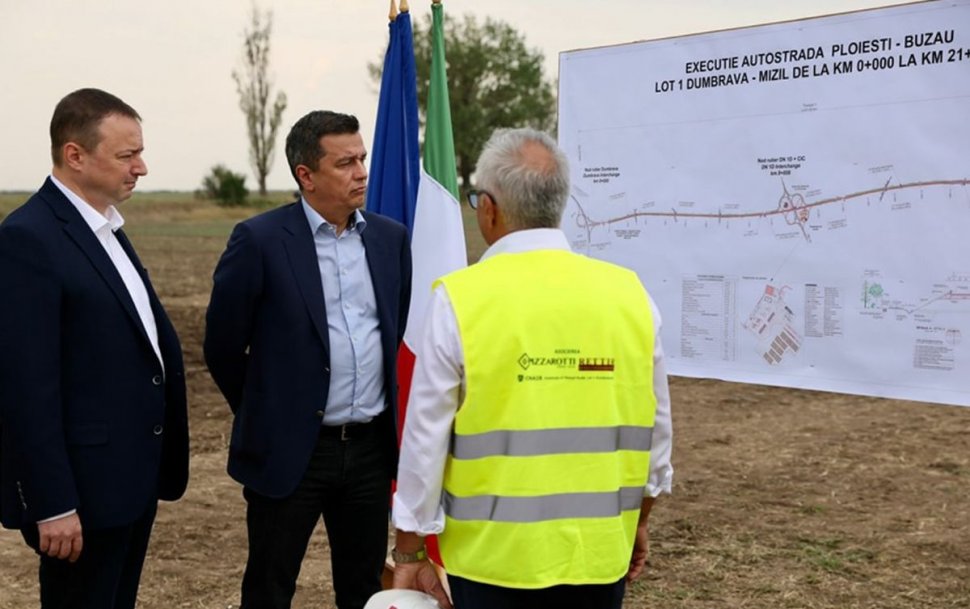 Sorin Grindeanu: Încă 21 de km din Autostrada Moldova (A7) intră în lucru